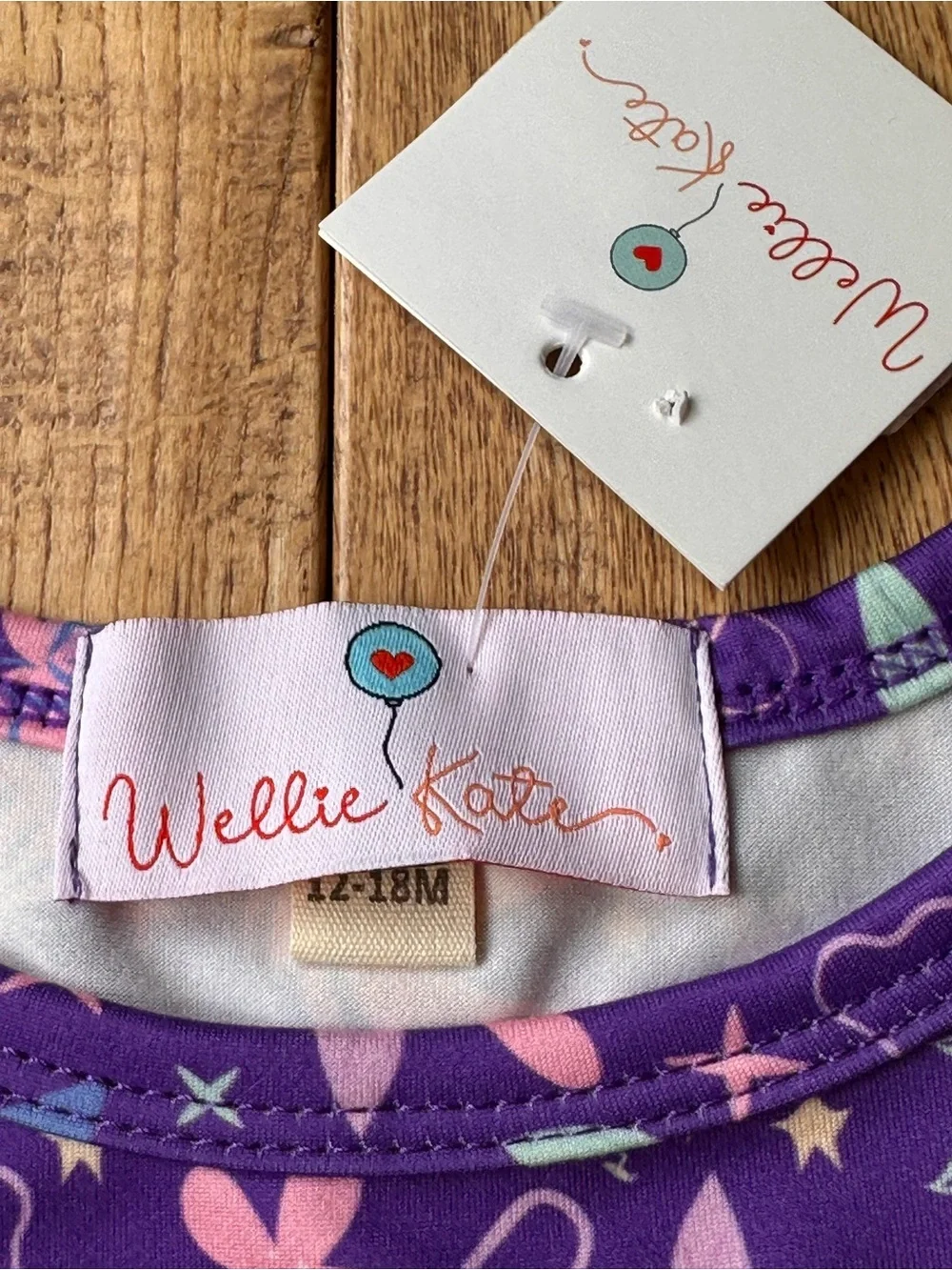 NEW Wellie Kate Unicorn Full Length Maxi Dress size 12-18 Months
